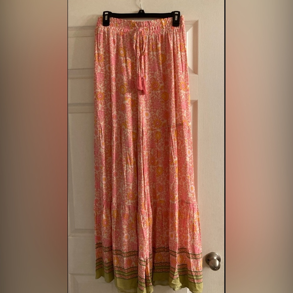Blue B Collection boho wide leg pants